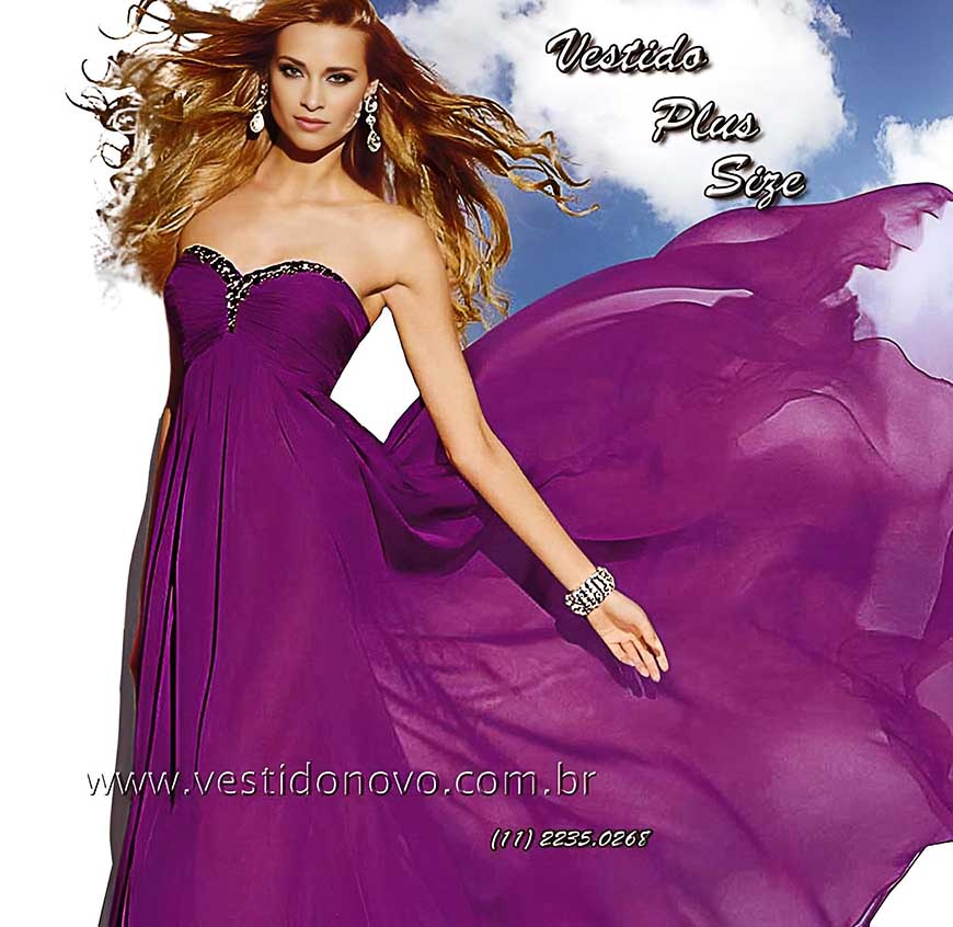 vestido de festa, plus size, formatura, violeta, lilas, roxo,  So Paulo