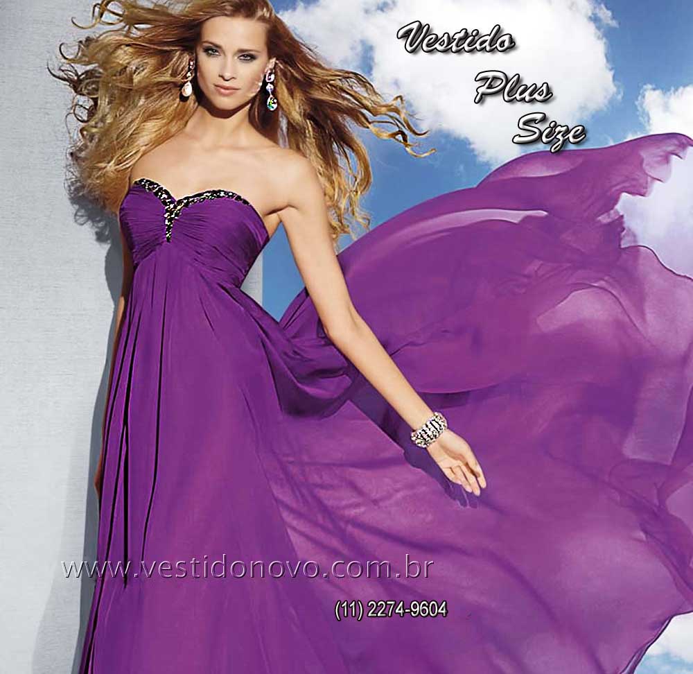 vestido plus size de formatura, violeta, lilas, roxo, tamanho grande, festa longo,  mae do noivo   loja em São Paulo