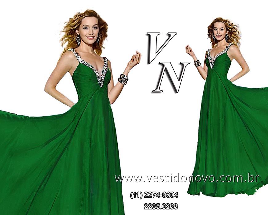 Vestido de festa verde bandeira, plus size, mae da noiva, formatura, So Paulo - sp