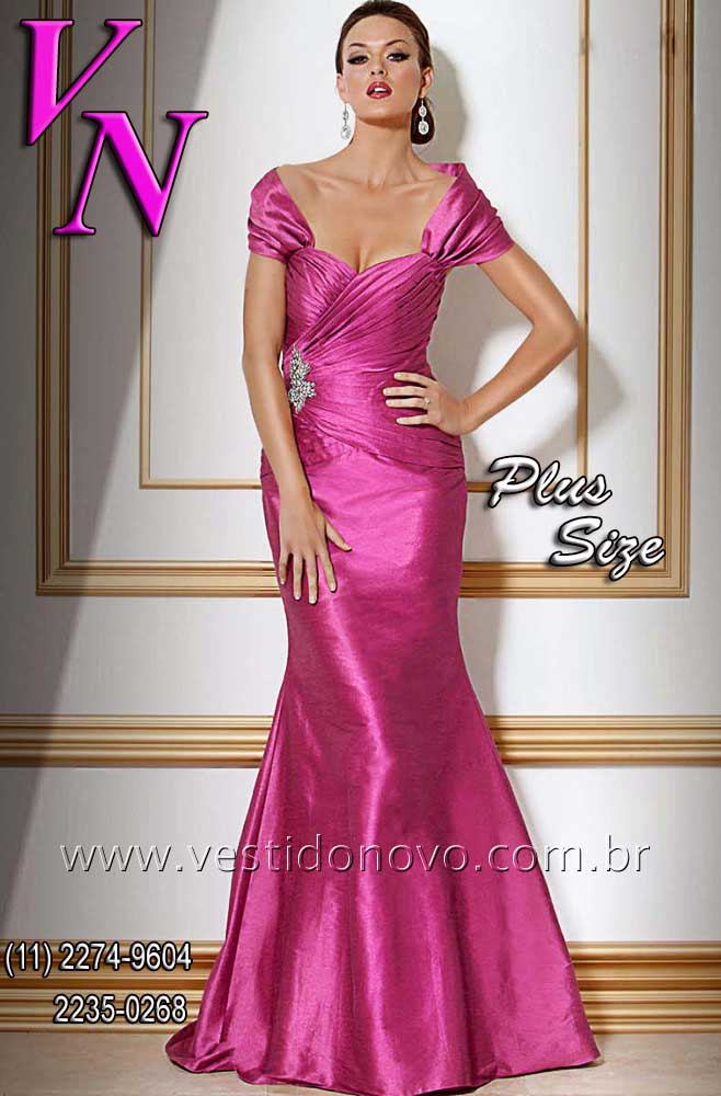 Vestido rosa de festa  plus size em seda pura importado, mãe de noiva, tamanho grande,l São Paulo, aclimação, vila mariana, cambuci, ipiranga,  klabin