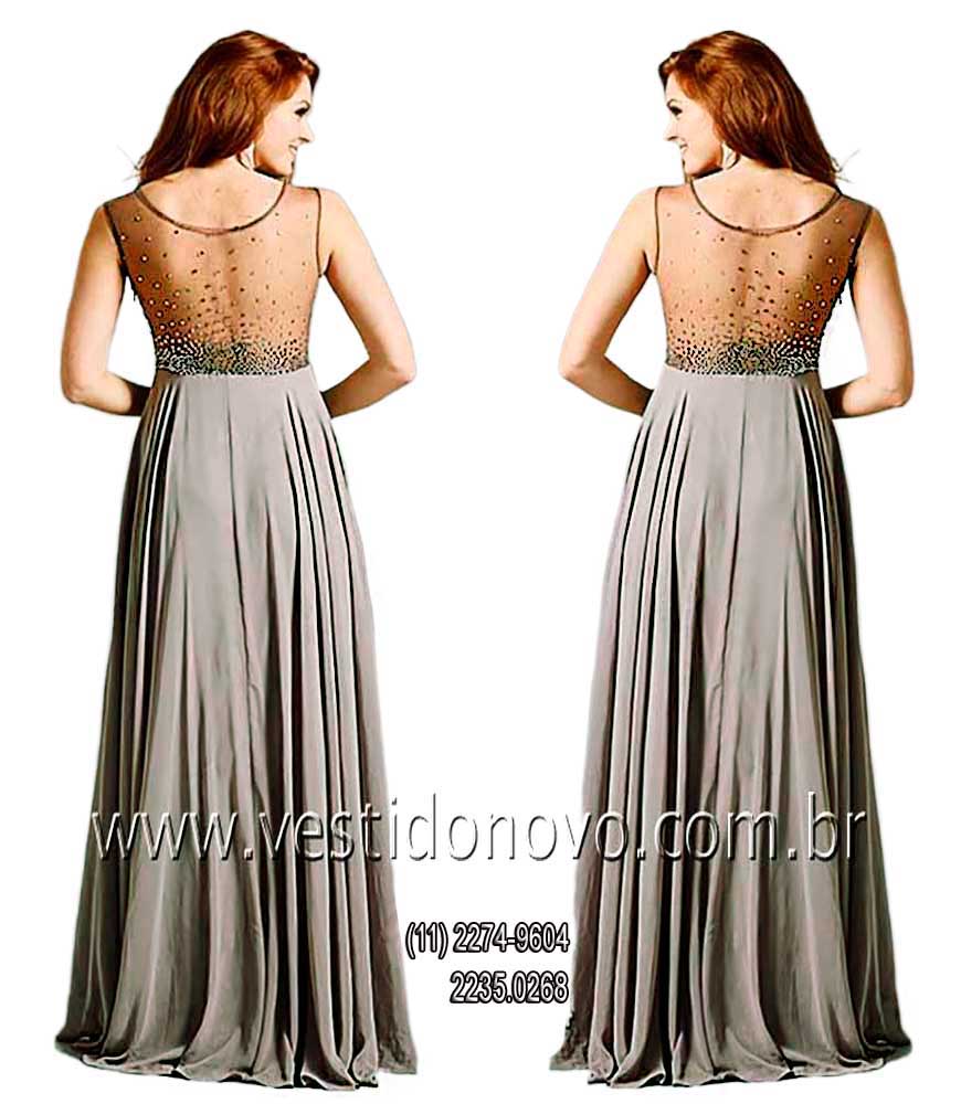 vestido de festa prata, plus size, me da noiva, bodas de prata com brilho em So Paulo