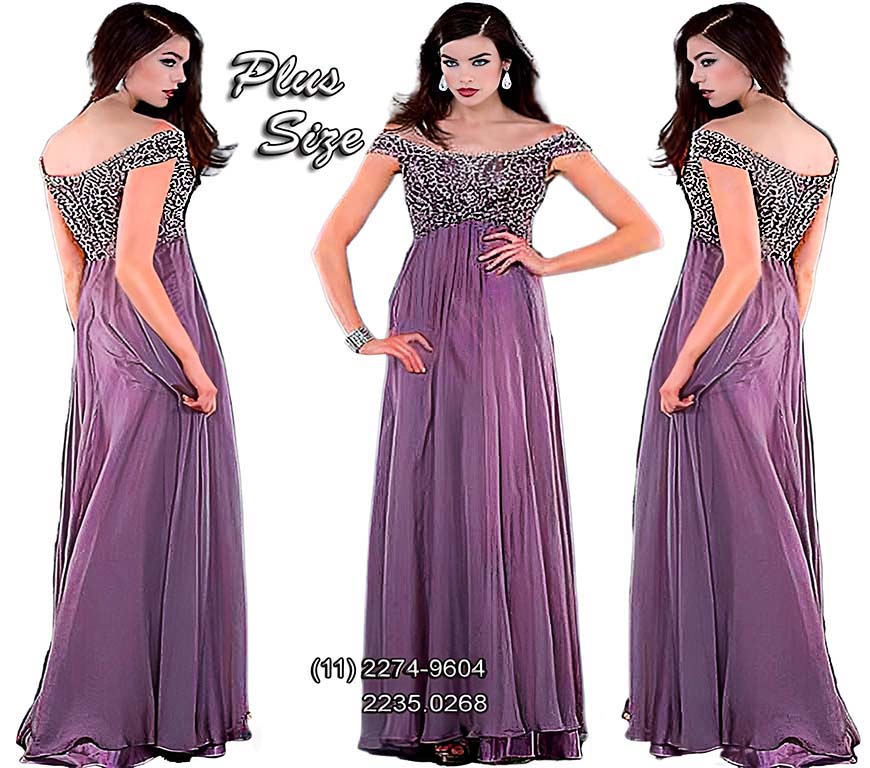 Vestido de festa plus size, lils, me de noiva, em seda importada